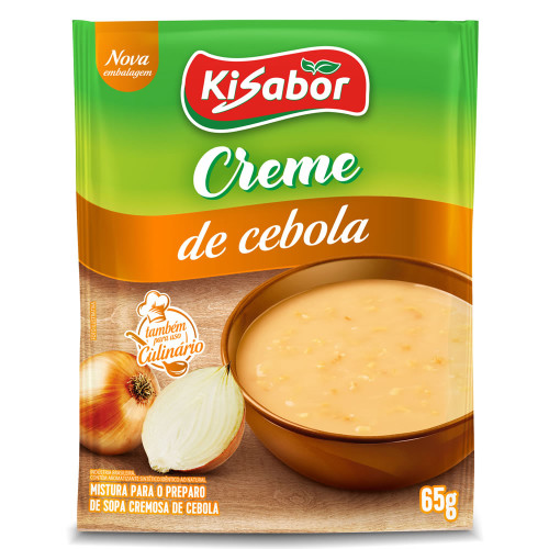 CREME DE CEBOLA KISABOR 65GR - CX COM 15 UN