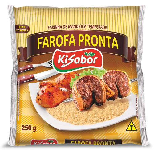 FAROFA KISABOR 250GR TRADICIONAL - FD COM 12 PC