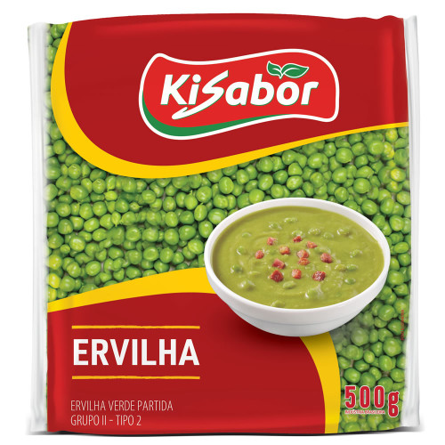 ERVILHA PARTIDA KISABOR 500GR - FD COM 12 UN