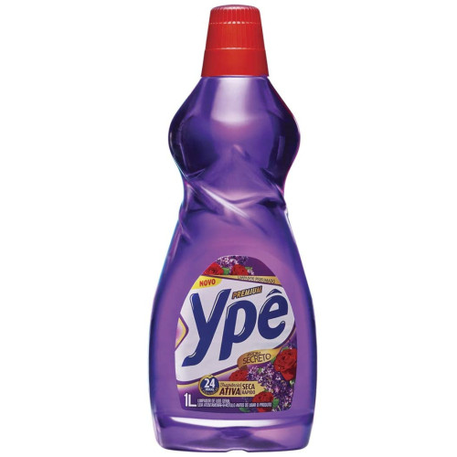LIMPADOR PERFUMADO YPÊ PREMIUM 1 LITRO JARDIM SECRETO - CX COM 12 UN