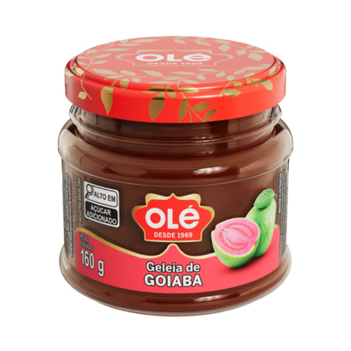 GELEIA DE COPO OLÉ 160GR GOIABA - CX COM 12 UN
