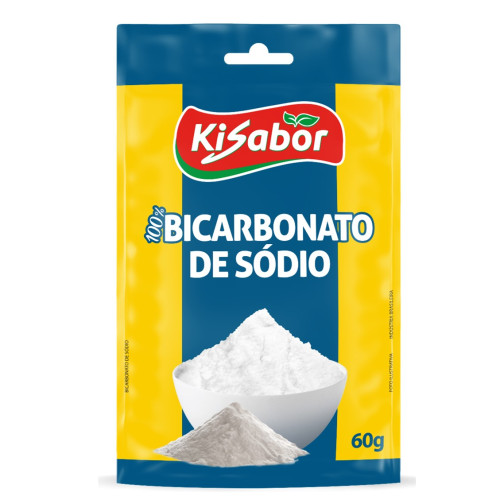 BICARBONATO DE SÓDIO KISABOR 60GR - CX COM 12 UN