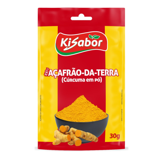 AÇAFRÃO DA TERRA KISABOR 30GR - CX COM 12 UN