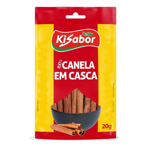 CANELA EM CASCA KISABOR 20GR - CX COM 12 UN