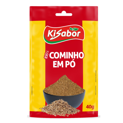 COMINHO EM PÓ KISABOR 40GR - CX COM 12 UN