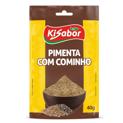 PIMENTA COM COMINHO KISABOR 40GR - CX COM 12 UN