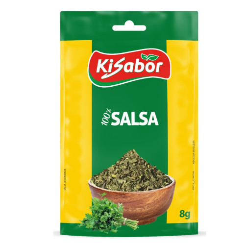 SALSA DESIDRATADA KISABOR 8GR - CX COM 12 UN