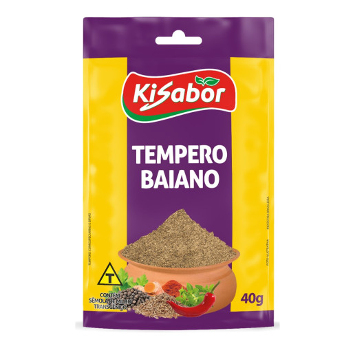 TEMPERO BAIANO KISABOR 40GR - CX COM 12 UN