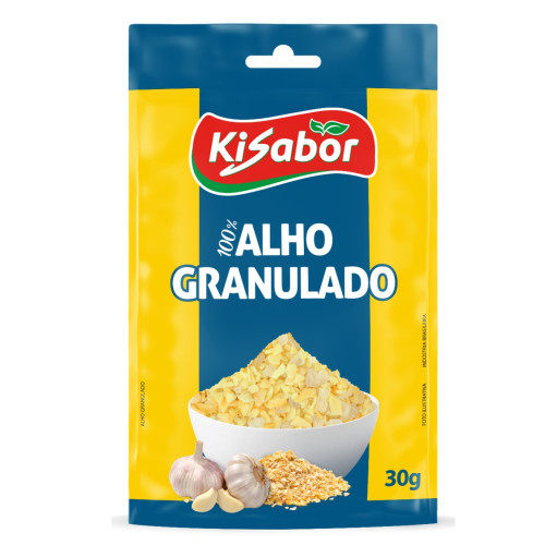 ALHO GRANULADO KISABOR 30GR - CX COM 12 UN