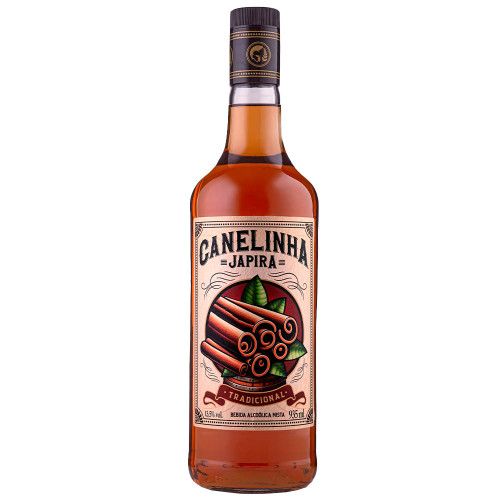 CACHAÇA JAPIRA CANELINHA 935ML - CX COM 6 UN