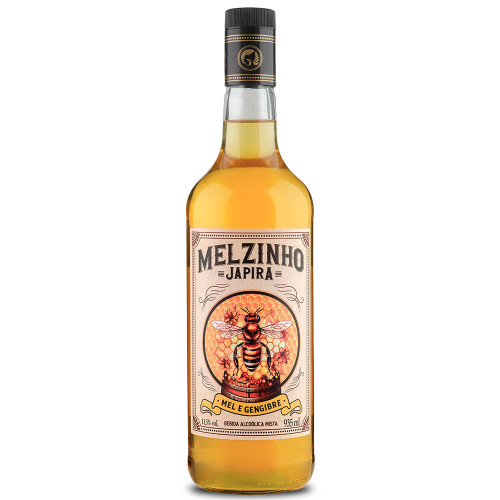CACHAÇA JAPIRA 935ML MELZINHO - CX COM 6 UN