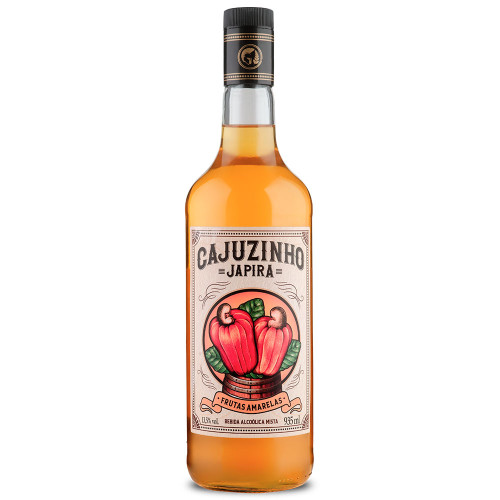 CACHAÇA JAPIRA 935ML CAJUZINHO - CX COM 6 UN