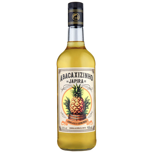CACHAÇA JAPIRA 935ML ABACAXIZINHO - CX COM 6 UN