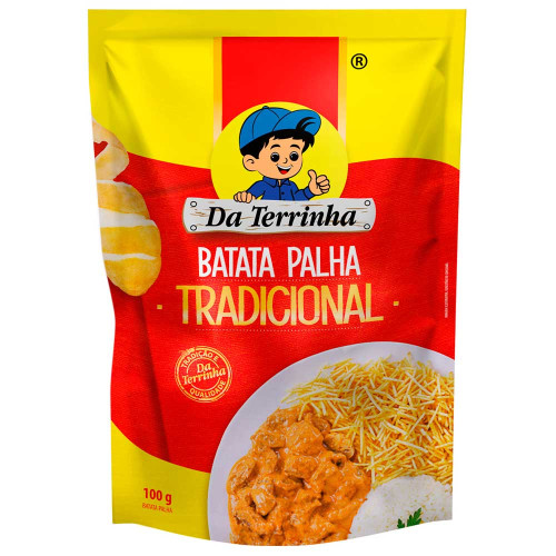 BATATA PALHA DA TERRINHA TRADICIONAL 100GR - CX COM 20 UN