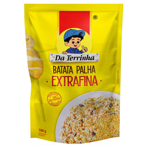 BATATA PALHA DA TERRINHA 100GR EXTRA FINA - CX COM 20 UN
