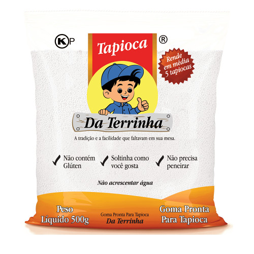 TAPIOCA DA TERRINHA TRADICIONAL 500GR - FD COM 24 PC