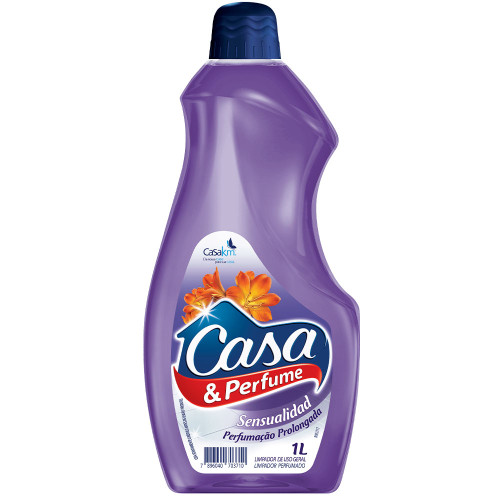LIMPADOR PERFUMADO CASA & PERFUME 1 LITRO SENSUALIDAD - CX COM 12 UN