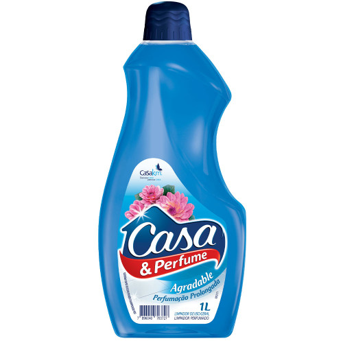 LIMPADOR PERFUMADO CASA & PERFUME 1 LITRO AGRADABLE - CX COM 12 UN