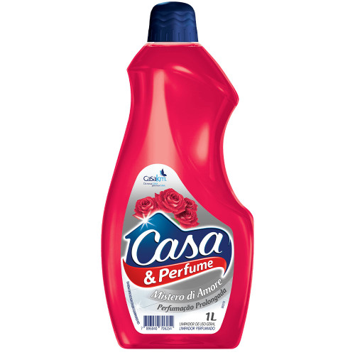 LIMPADOR PERFUMADO CASA & PERFUME 1 LITRO MISTERO DI AMORE - CX COM 12 UN