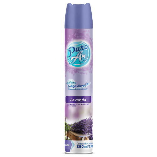 NEUTRALIZADOR DE AR PURO AR DOM LINE 250ML LAVANDA - CX COM 12 UN