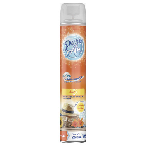 NEUTRALIZADOR DE AR PURO AR 250ML SUN - CX COM 12 UN