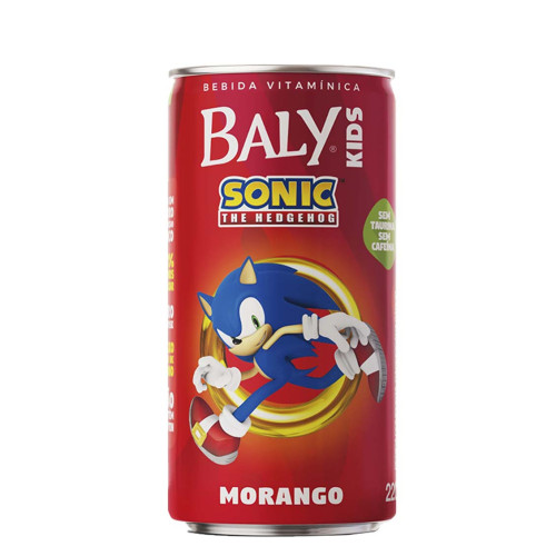 BALY KIDS LATA 220ML MORANGO - FD COM 6 UN