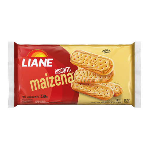 BISCOITO LIANE 330GR MAIZENA - CX COM 30 UN