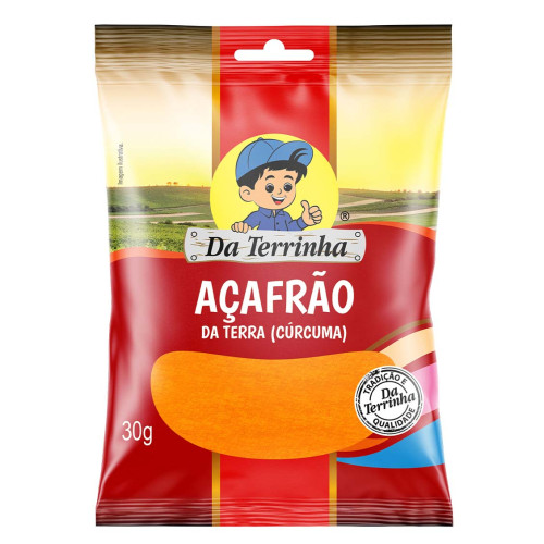 AÇAFRÃO DA TERRINHA 30GR - CX COM 24 UN