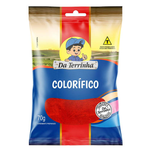 COLORÍFICO DA TERRINHA 70GR -  CX COM 24 UN