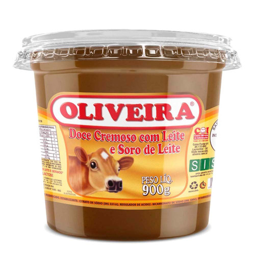 DOCE DE LEITE OLIVEIRA 900GR CREMOSO - UNIDADE