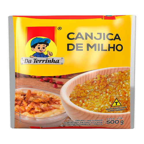 CANJICA AMARELA DE MILHO DA TERRINHA 500GR - FD COM 12 PC