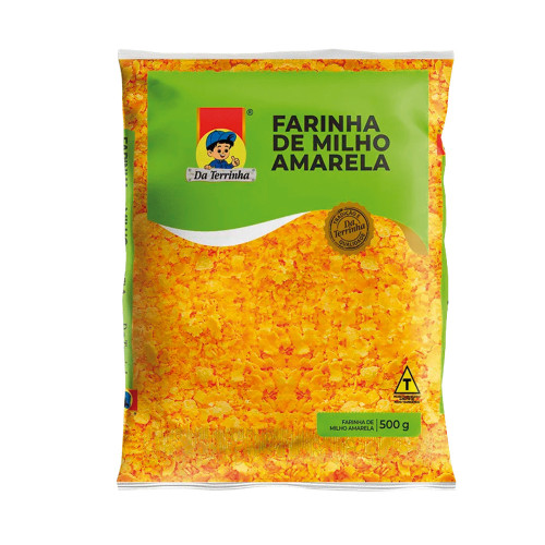 FARINHA DE MILHO AMARELA DA TERRINHA 500GR - FD COM 10 PC