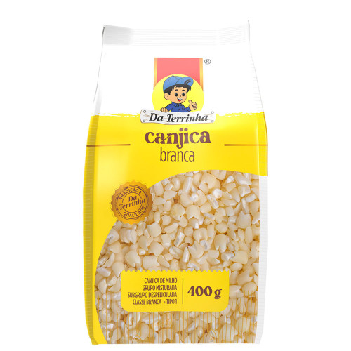 CANJICA BRANCA DE MILHO DA TERRINHA 400GR - FD COM 12 PC