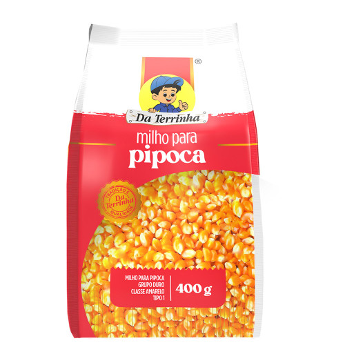 MILHO PARA PIPOCA DA TERRINHA 400GR - FD COM 12 PC