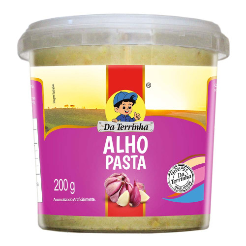 ALHO EM PASTA DA TERRINHA 200GR - CX COM 12 UN