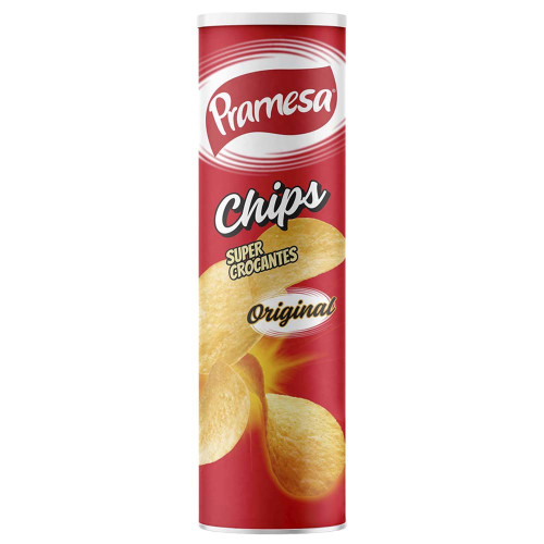 BATATA CHIPS PRAMESA 100GR ORIGINAL - CX COM 24 UN