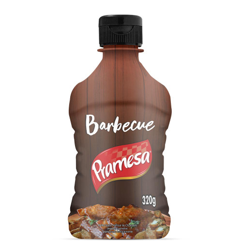MOLHO BARBECUE PRAMESA 320GR POTE - CX COM 24 UN
