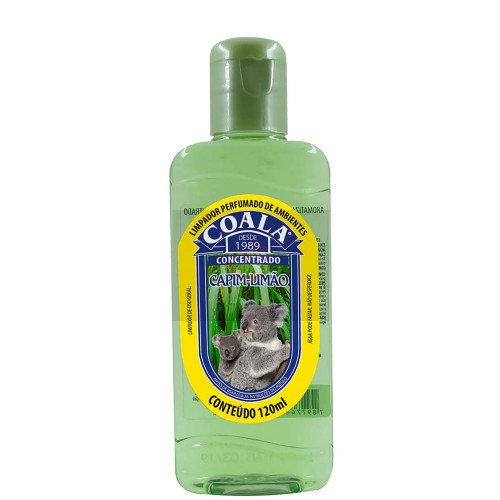 LIMPADOR PERFUMADO CONCENTRADO COALA 120ML CAPIM-LIMÃO - PC COM 3 UN