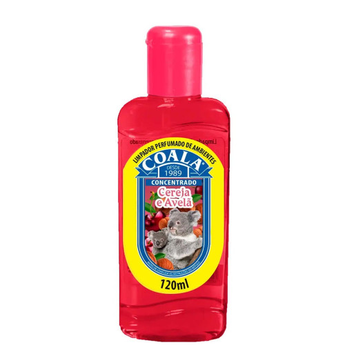 LIMPADOR PERFUMADO CONCENTRADO COALA 120ML CEREJA E AVELÃ - PC COM 3 UN