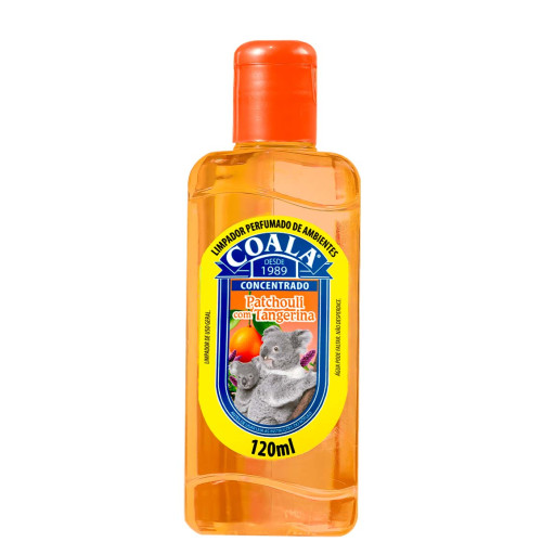LIMPADOR PERFUMADO CONCENTRADO COALA 120ML PATCHOULI COM TANGERINA - PC COM 3 UN