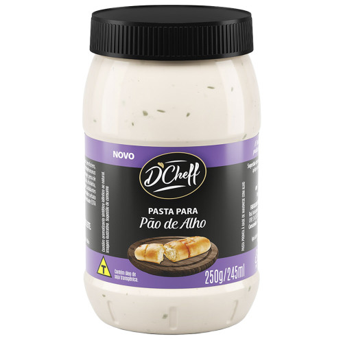 PASTA PARA PÃO DE ALHO D'CHEFF 250GR - CX COM 12 PT