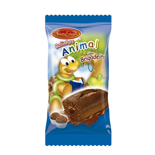 MINI BOLINHO RECHEADO SANTA EDWIGES 40GR BRIGADEIRO COM CHOCOLATE - DP COM 15 UN