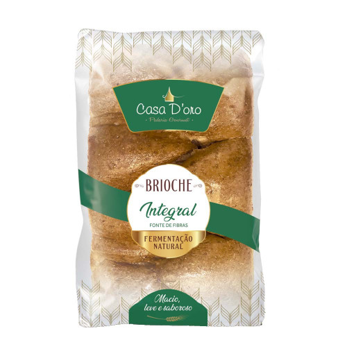 BRIOCHE CASA D'ORO 300GR INTEGRAL - CX COM 10 PC