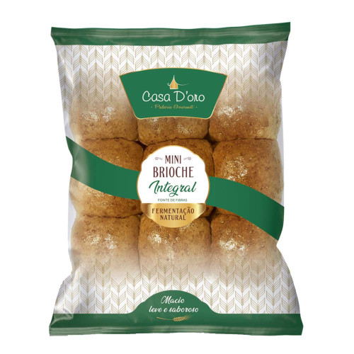 MINI BRIOCHE CASA D'ORO 270GR INTEGRAL - CX COM 9 PC
