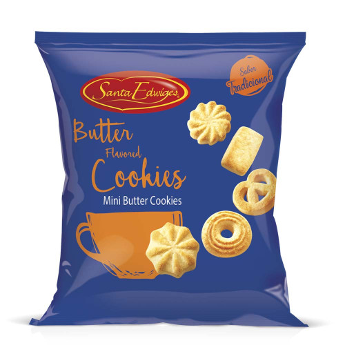 BISCOITO COOKIES SANTA EDWIGES 100GR TRADICIONAL - CX COM 40 PC