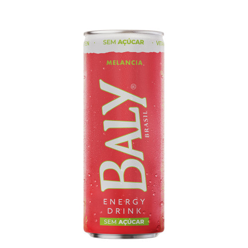 ENERGÉTICO BALY SEM ACÚÇAR 250ML MELANCIA - FD COM 6 UN