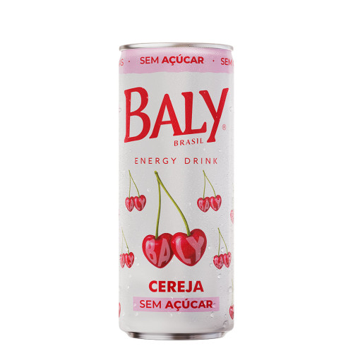 ENERGÉTICO BALY SEM ACÚÇAR 250ML CEREJA - FD COM 6 UN