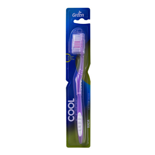 ESCOVA DENTAL ADULTO COOL GREEN MACIA - PC COM 12 UN