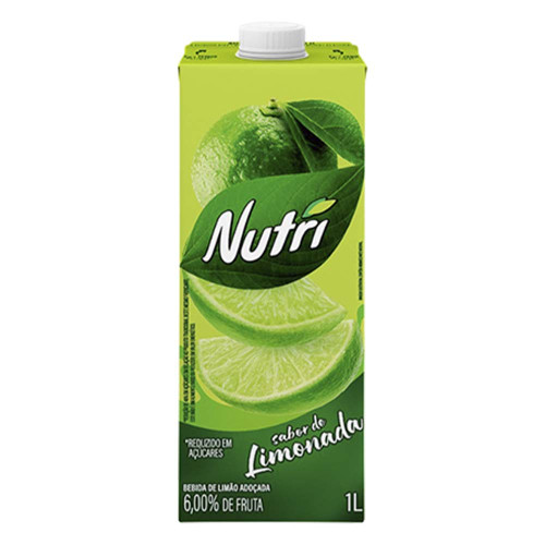 SUCO NUTRI 1 LITRO LIMONADA - CX COM 6 UN