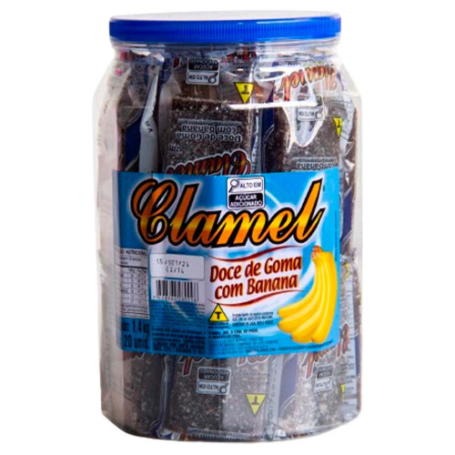 DOCE DE POTE CLAMEL 1,4 KILO BANANA - PT COM 20 UN